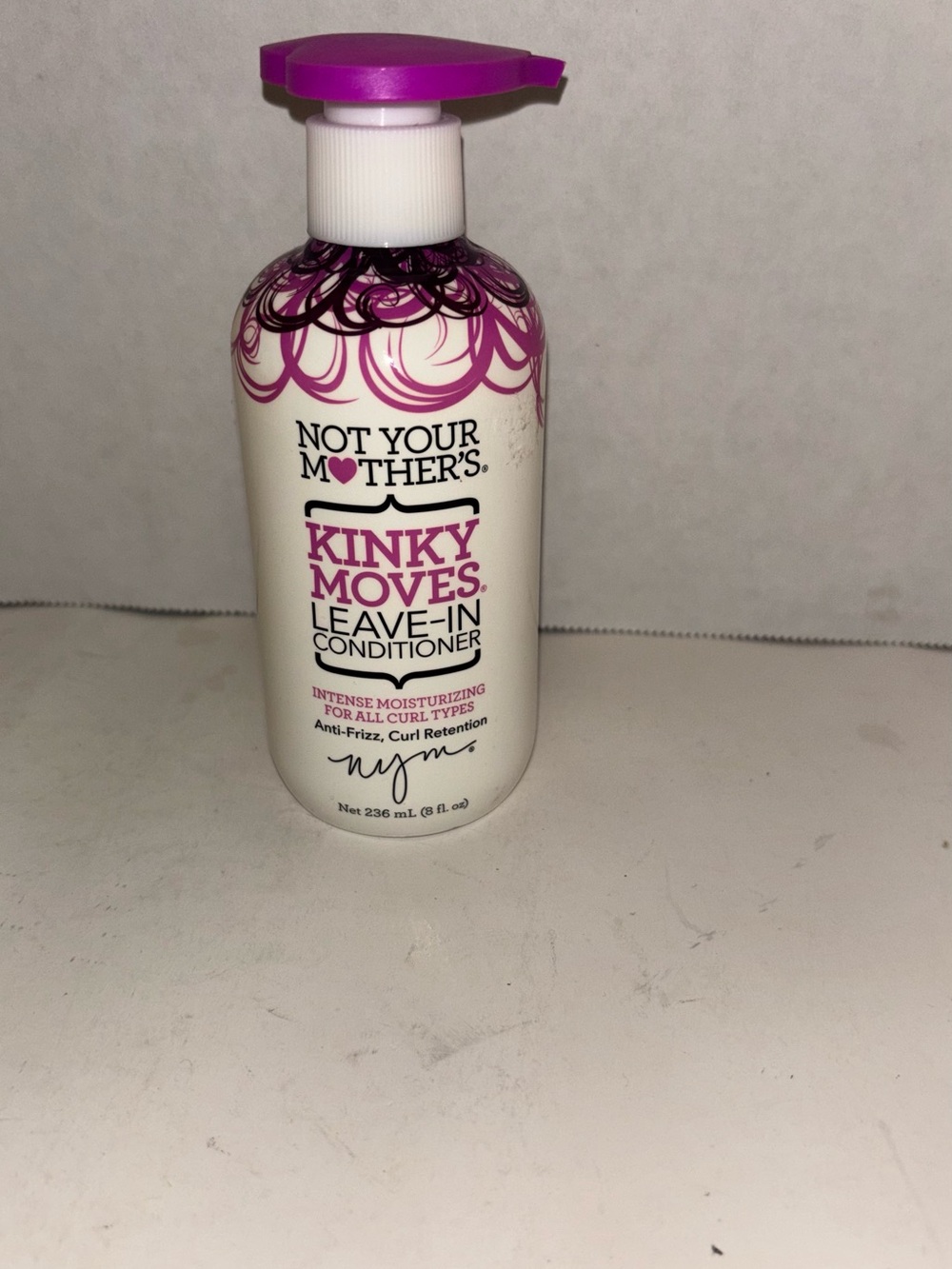 Not Your Mother's Kinky Moves Leave-In Conditioner - Pink/White-Discontinued-Ne